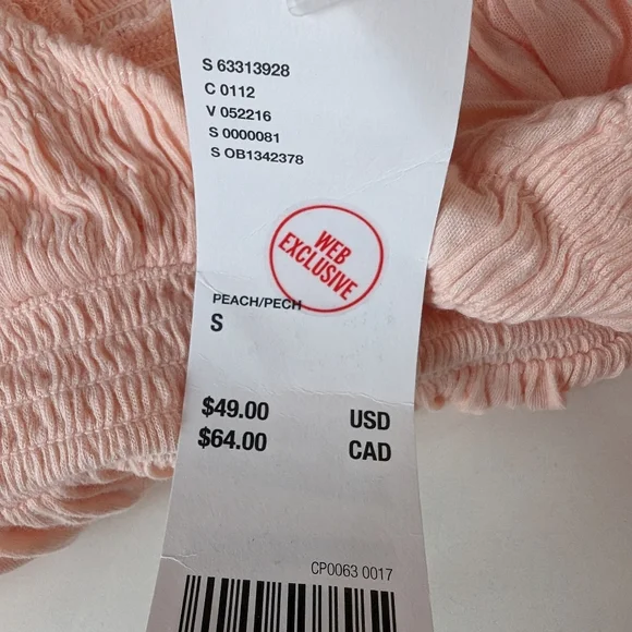 Urban Outfitters peach blouse - Picture 4 of 5